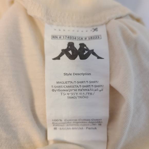 Kappa T-Shirt - Women's Large - Cream Colour - Picture 6 of 6